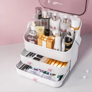 Transparent Makeup Vanity Box Portable Drawer Separation Storage Box Urban Essentials