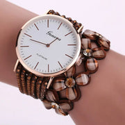 Fashion Geneva Flowers Watches Women Dress Elegant Quartz Bracelet Ladies Watch Crystal Diamond Wrist Watch Gift Reloj Mujer Urban Essentials