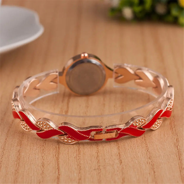 Leaf bracelet quartz wrist watch Urban Essentials