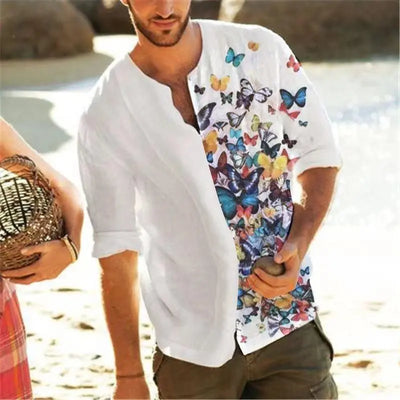 Casual Printed Pullover Shirt Eco Essentials