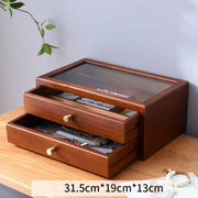 Simple Wooden Jewelry Storage Makeup Box Urban Essentials