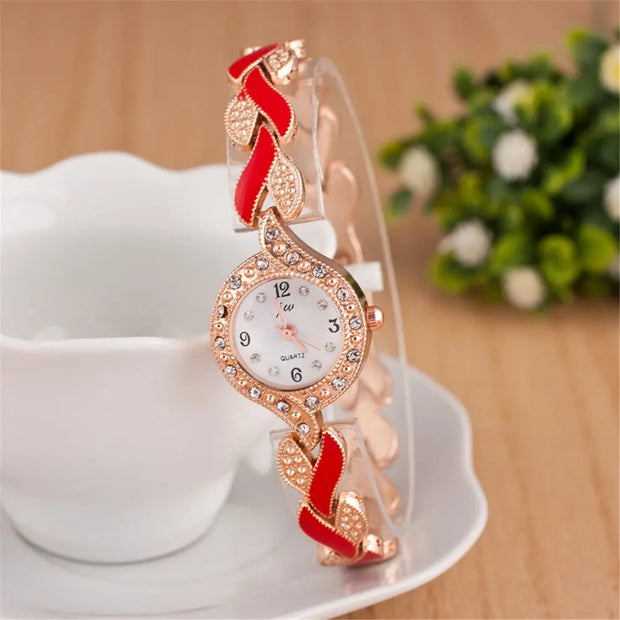 Leaf bracelet quartz wrist watch Urban Essentials