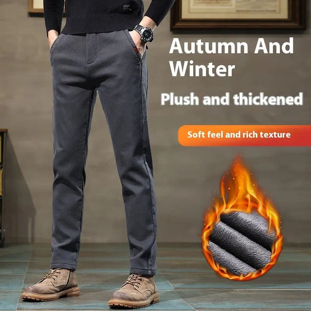 Straight Slim Fit All-matching Long Pants Eco Essentials