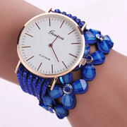 Fashion Geneva Flowers Watches Women Dress Elegant Quartz Bracelet Ladies Watch Crystal Diamond Wrist Watch Gift Reloj Mujer Urban Essentials