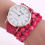 Fashion Geneva Flowers Watches Women Dress Elegant Quartz Bracelet Ladies Watch Crystal Diamond Wrist Watch Gift Reloj Mujer Urban Essentials