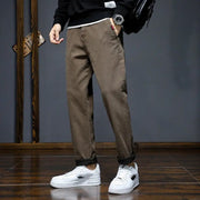 Straight Slim Fit All-matching Long Pants Eco Essentials