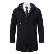 Men's Mid-length Sweater Fashion Casual Hooded Coat Eco Essentials