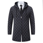 Men's Mid-length Sweater Fashion Casual Hooded Coat Eco Essentials